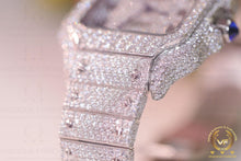 Load image into Gallery viewer, 42mm Dial Men Wrist Hip Hop Watch, VVS1 Colorless Moissanite Watch, Iced Fully Iced Out Watch, Fully Bust Down Iced Out Automatic Movement